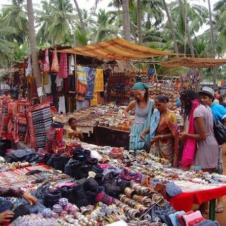 Anjuna Flea Market — Tourist attraction near Redwings Studio Goa