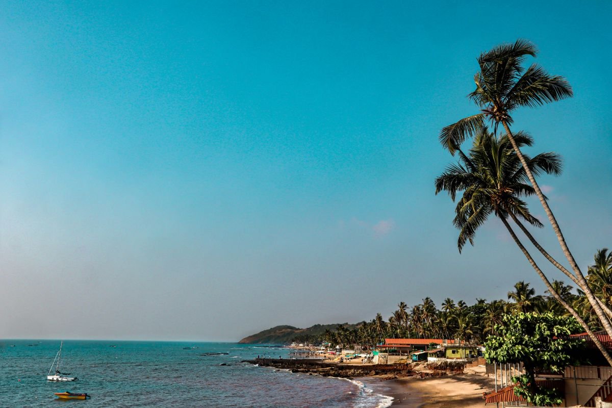 Anjuna Beach — Tourist attraction near Redwings Studio Goa