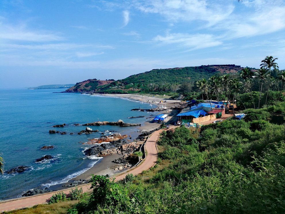 Vagator Beach — Tourist attraction near Redwings Studio Goa